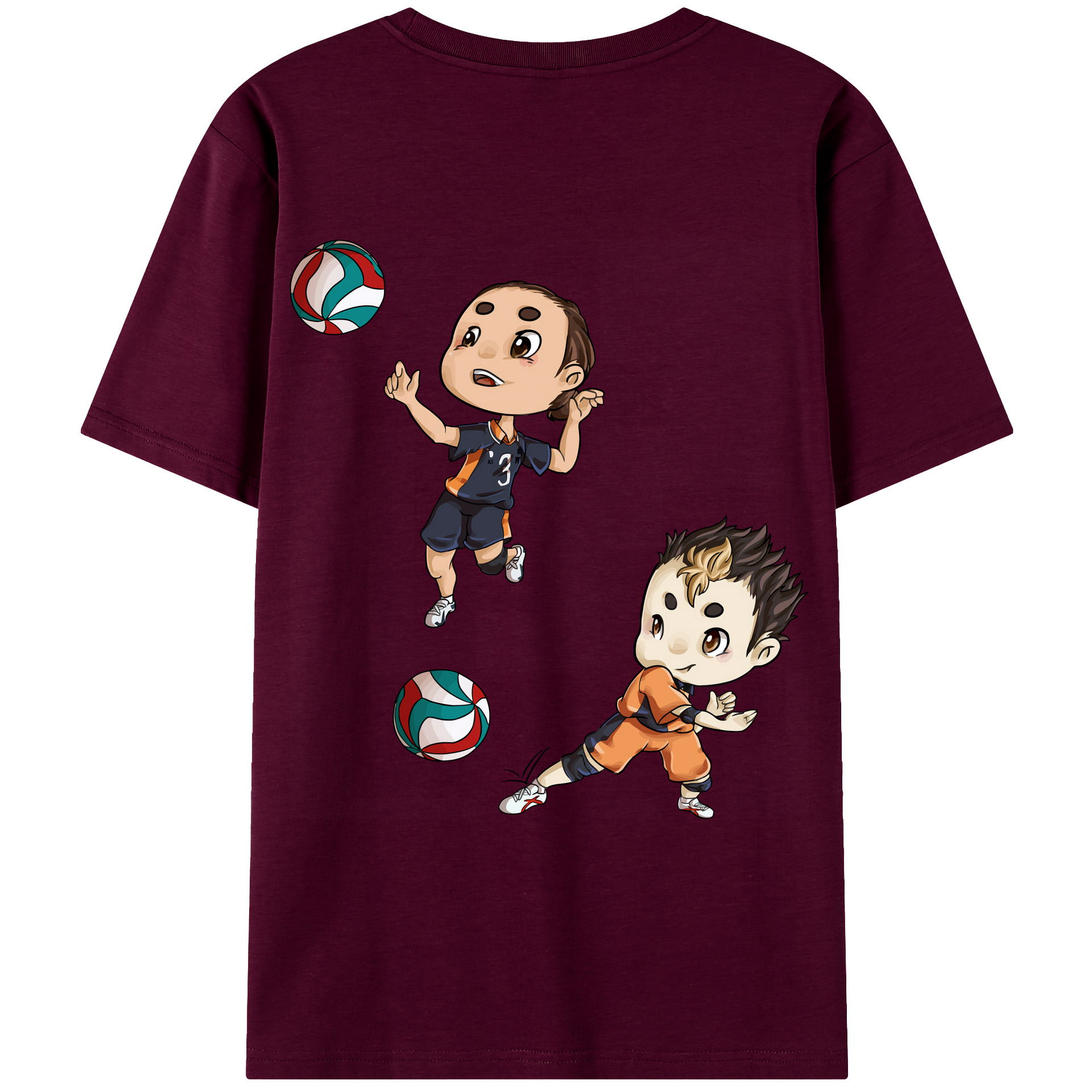 （画像用） ハイキュー!! Haikyu!! レディース半袖Tシャツ(バックプリント)